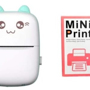 MINI IMPRESORA PORTATIL ROSA Y AZUL