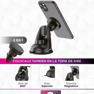 SOPORTE UNIVERSAL 2 EN 1 MAGNETICO Q250 SOUL