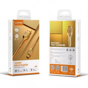 CABLE LDNIO DORADO LS651 IPHONE