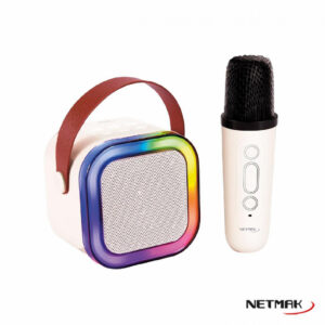 PARLANTE KARAOKE CON MICROFONO NETMAK BUDDY