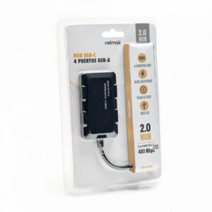 HUB TIPO C 4 EN 1 NETMAK