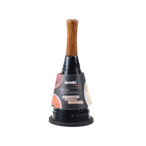 RALLADOR CIRCULAR NEGRO MANGO MADERA 9 PULG